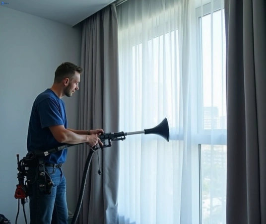 Professional curtain stain removal process equipment Matty Curtain Cleaning regentville-nsw